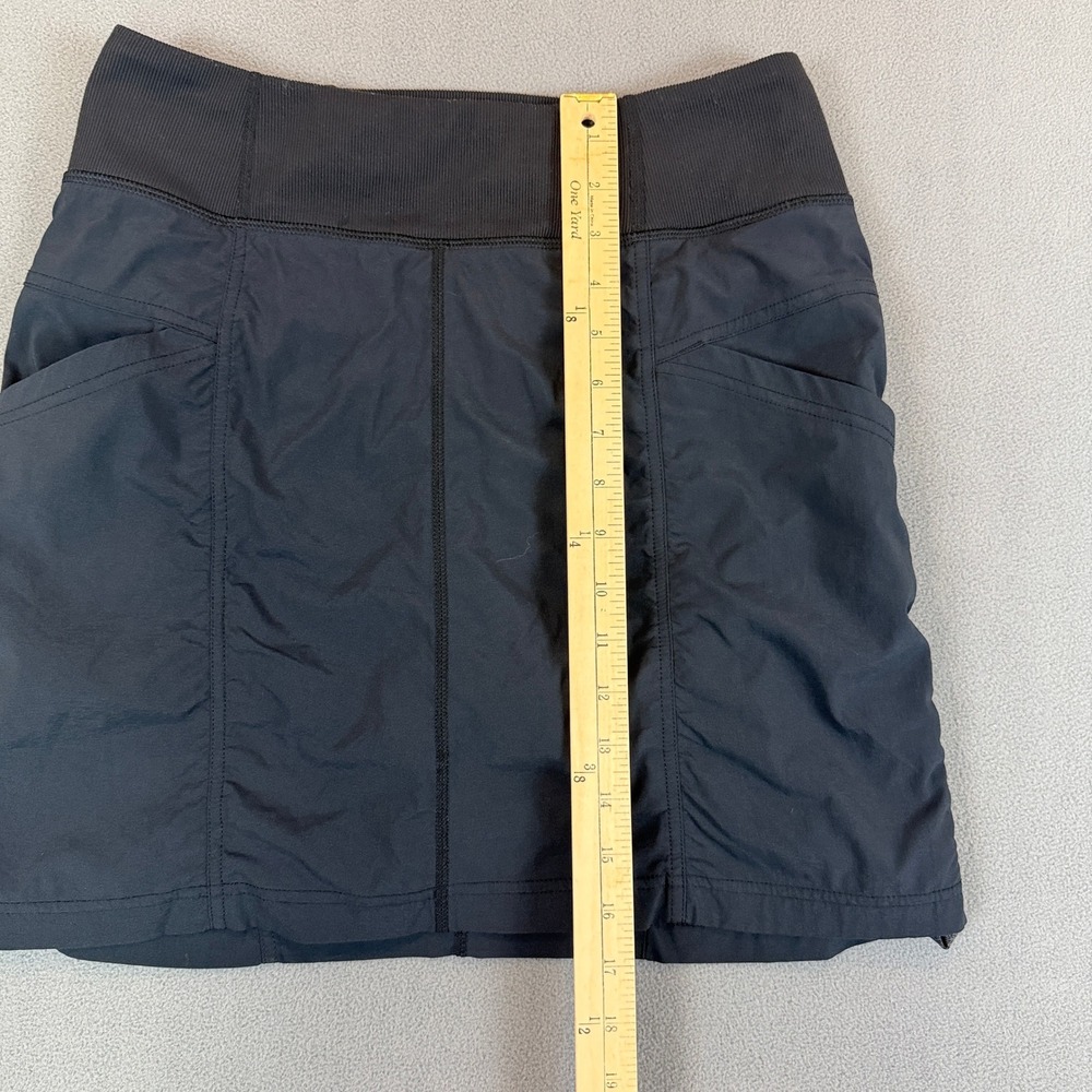 prAna Halle Skort Women Small Black Active Hiking Athletic Pickleball Athleisure - Picture 5 of 13